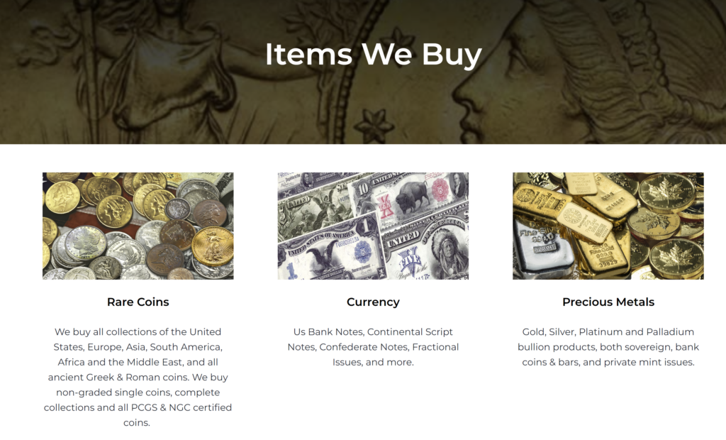 Eastern Numismatics website 