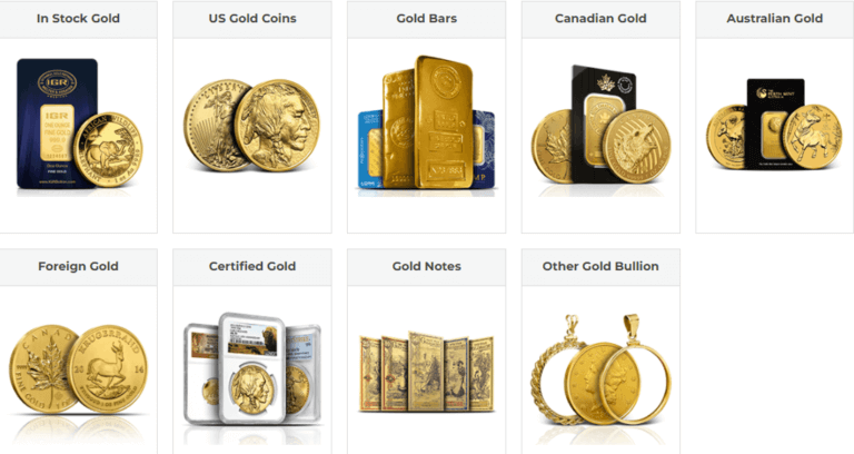 Provident Metals Gold Products 
