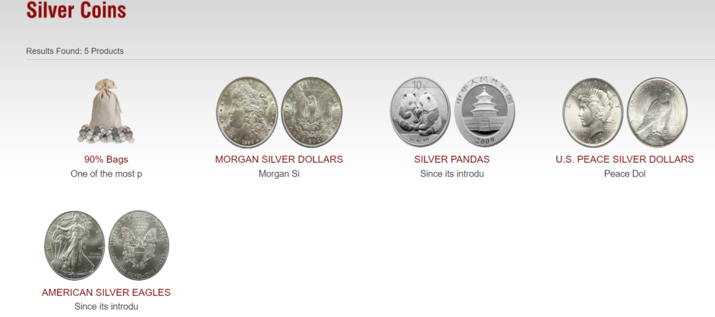 International Bullion Exchange silver items
