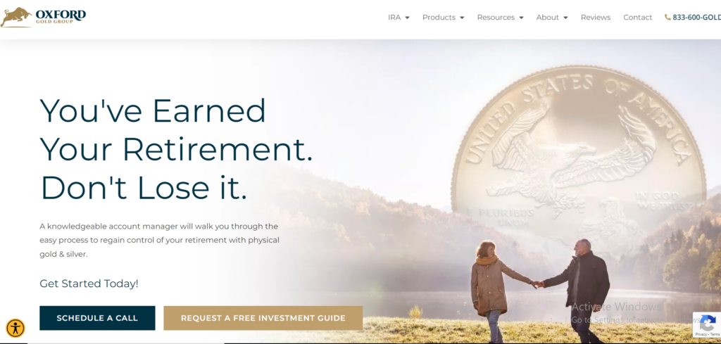 Oxford Gold Group website