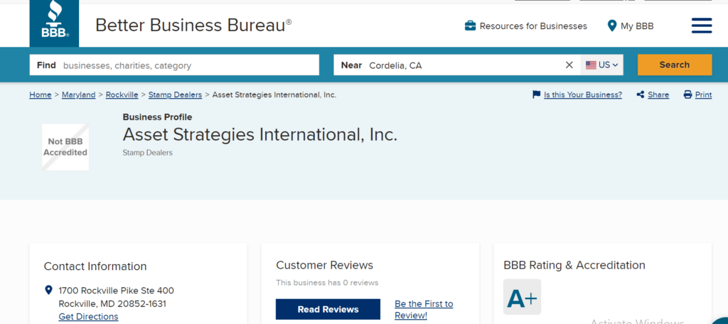assets strategies international bbb