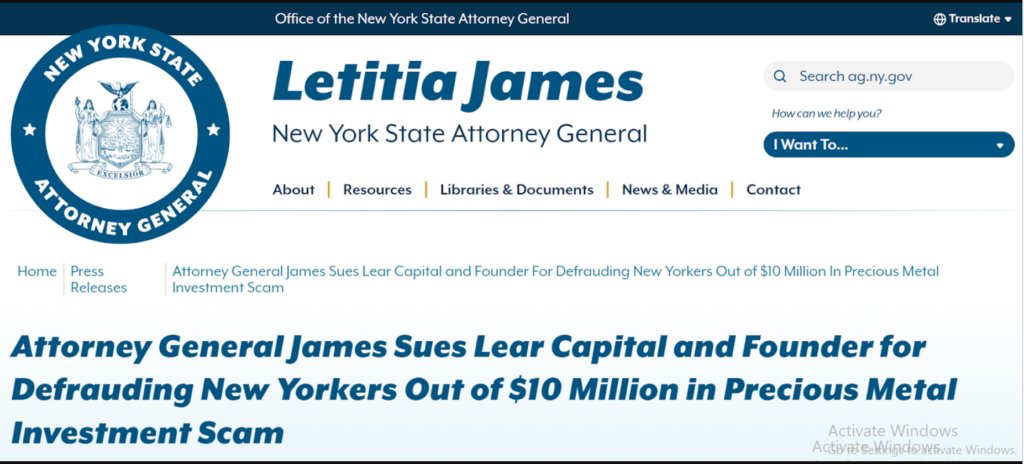 Lear Capital lawsuit