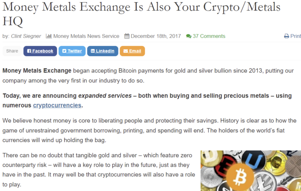 MMX accepts cryptocurrencies