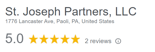 St. Joseph Partners LLC reviews on Google. They have 2 reviews. 