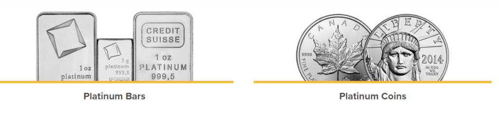 Silver Gold Bull Platinum items 