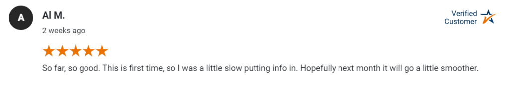 ShopperApproved review praising ITM's customer support