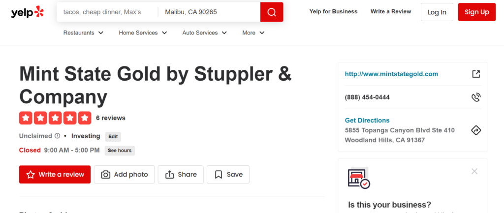 Stuppler & Company reviews on Yelp.