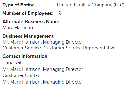 Information on Marc Harrison of UGD available on BBB