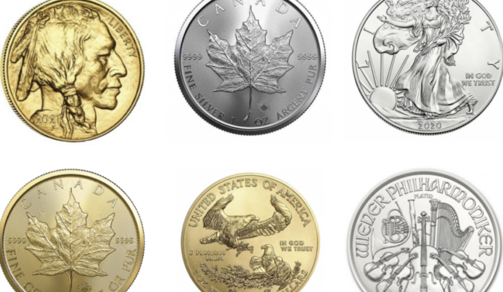ITM Trading gold and silver coins screenshot