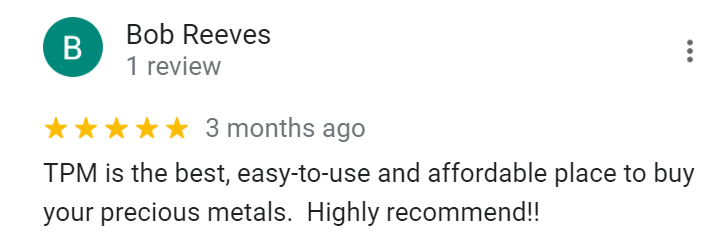 Texas Precious Metals review about how they are an affordable company.