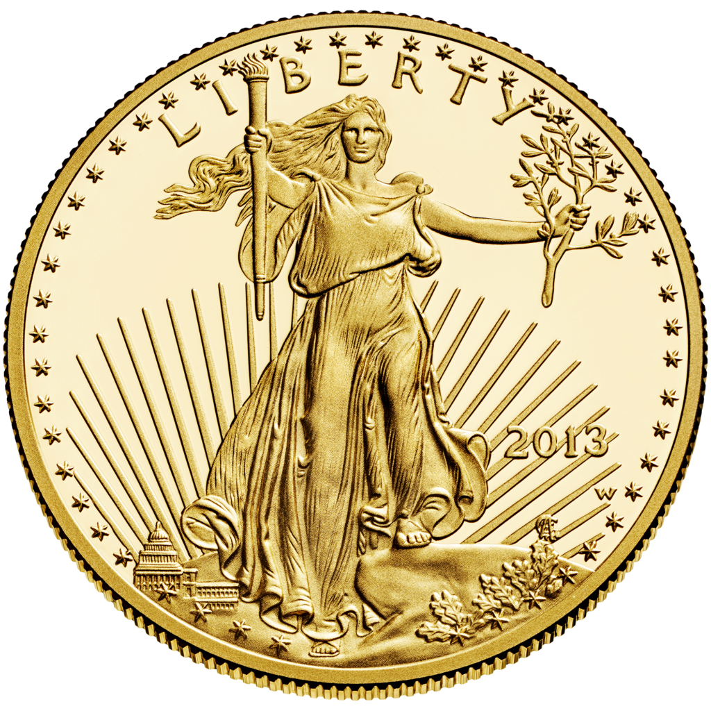 Gold bullion coin