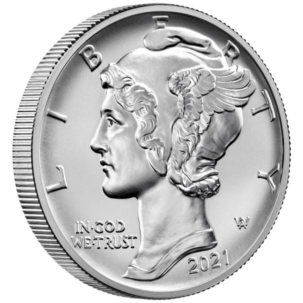 Silver bullion coin
