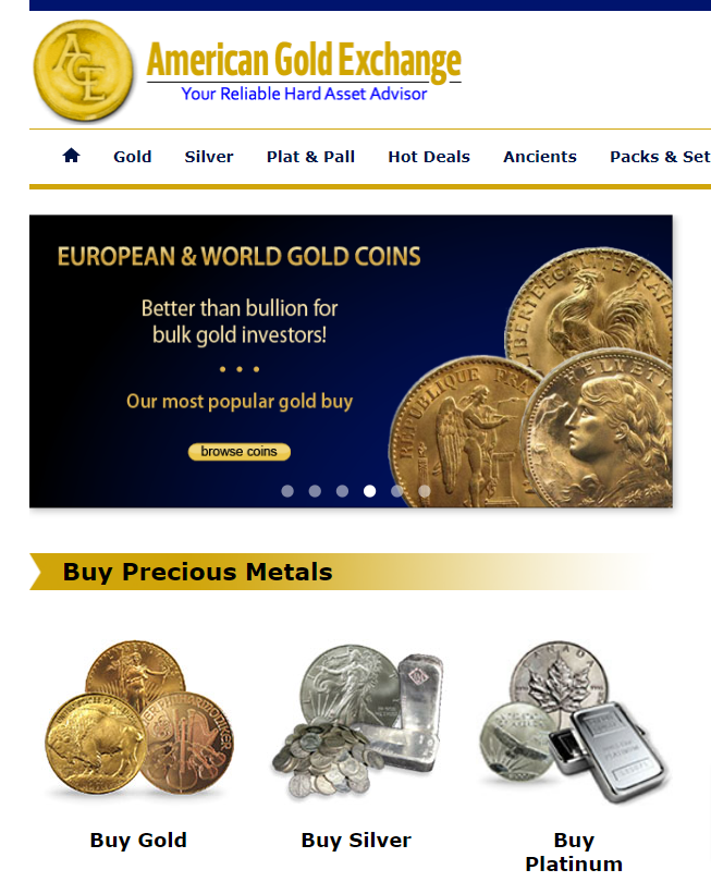AmerGold website