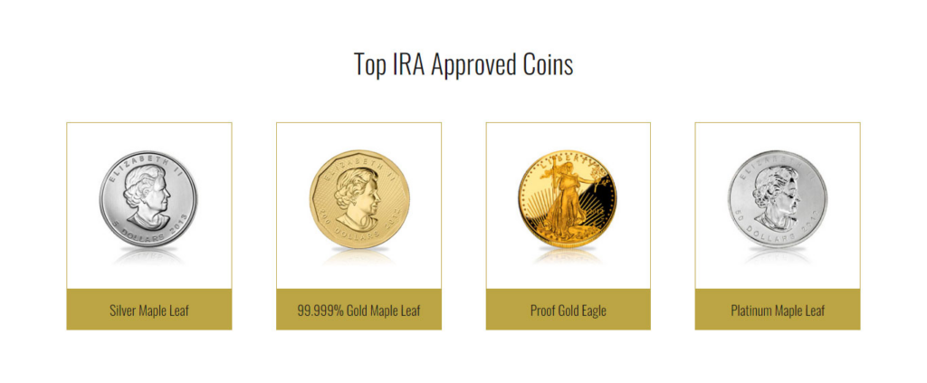 gold and silver bullion coins