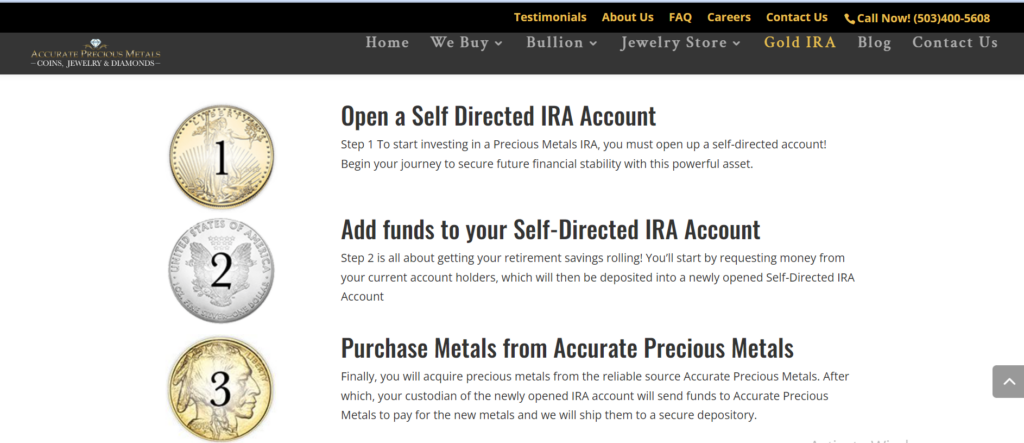 IRA Services by Accurate Precious Metals