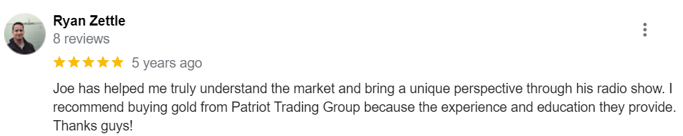 Patriot Trading Group review about their education