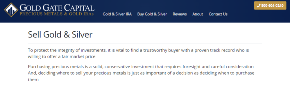 Gold & Silver Selling Service 