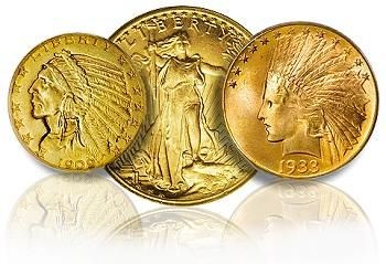 Gold bullion coins 