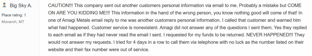 Amagi Metals scam