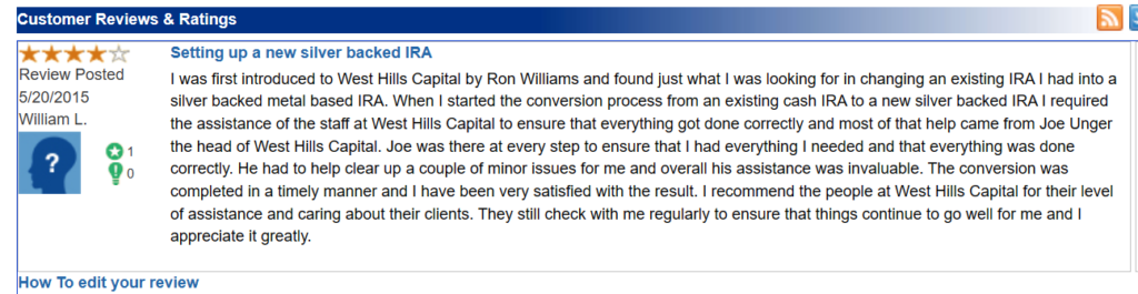West Hills Capital reviews