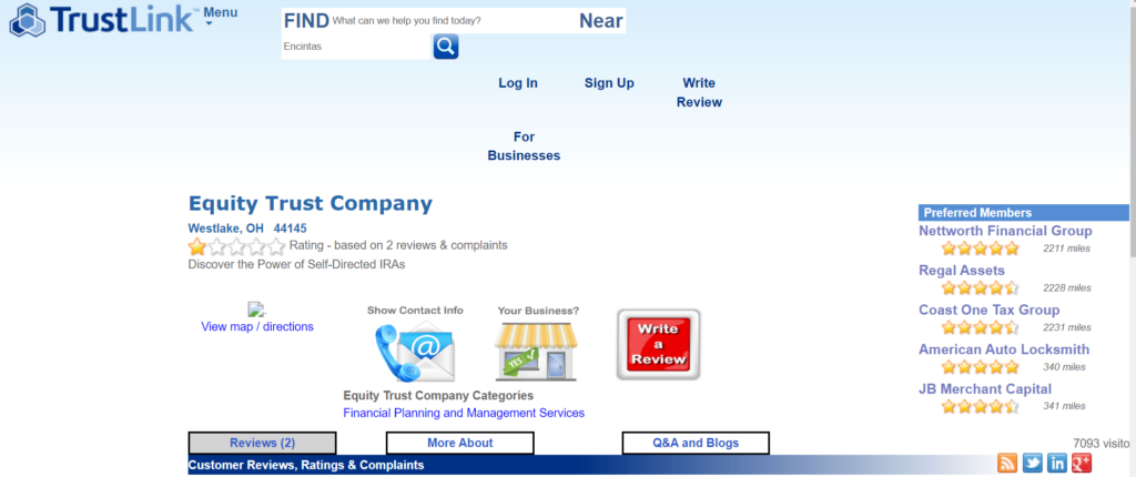 Trustlink Reviews