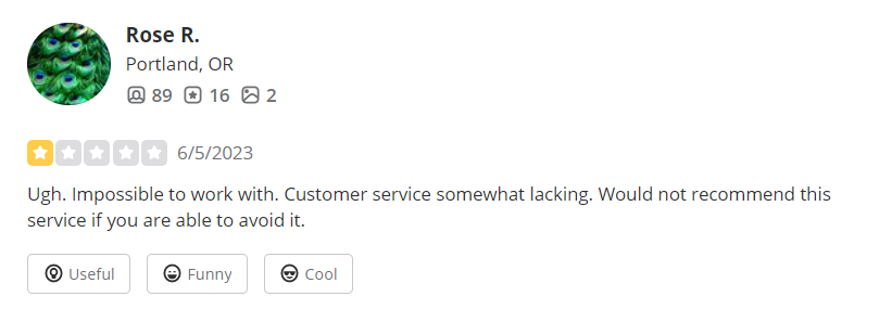 Negative Review