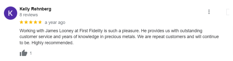 Review on the gold IRA company about their helpful staff members.