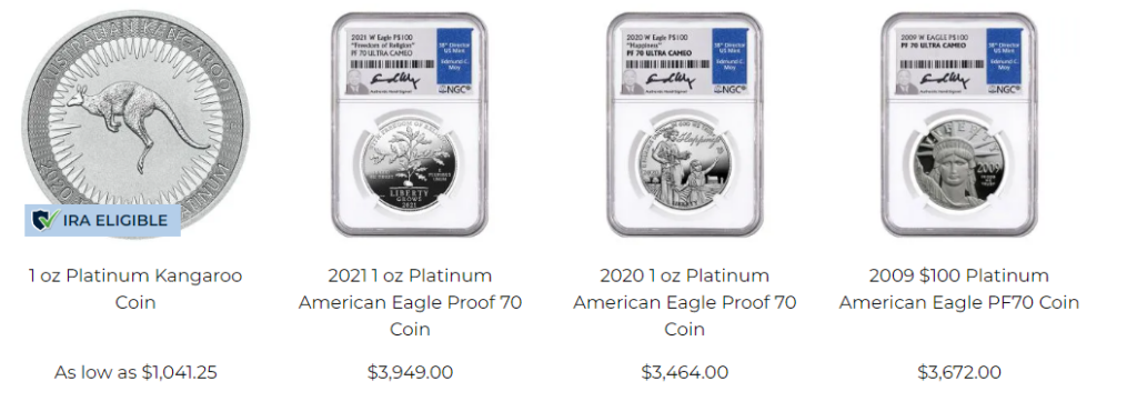 Silver Products by US Gold Bureau
