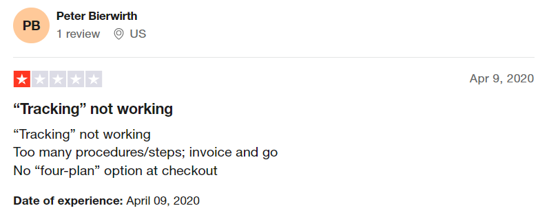 NEGATIVE REVIEW