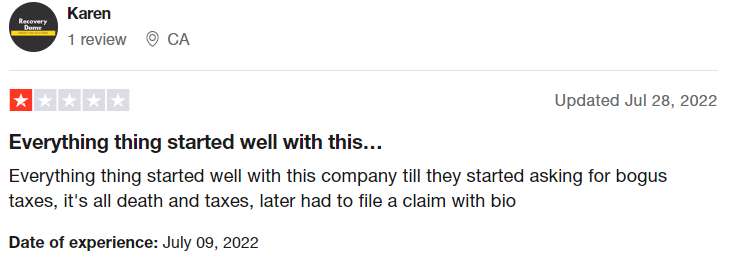 NEGATIVE RREVIEW