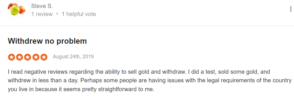 POSITIVE RREVIEW
