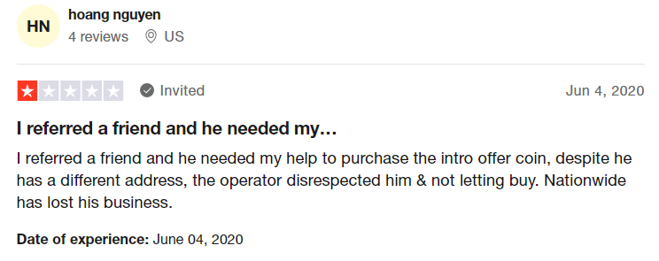 NEGATIVE RREVIEW
