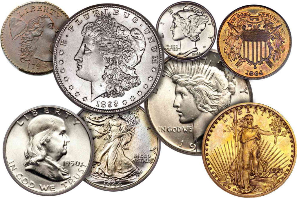 Gold bullion coins at First National Bullion for gold IRA.