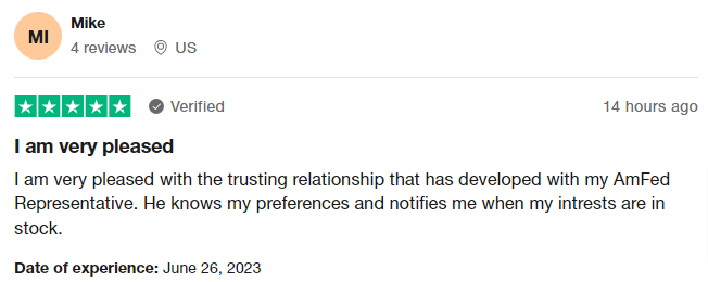 Positive Customer Review