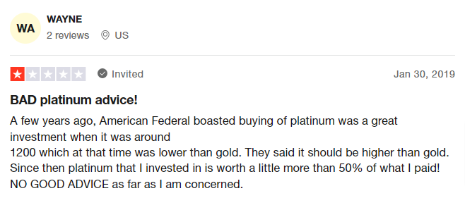 Negative Customer Review