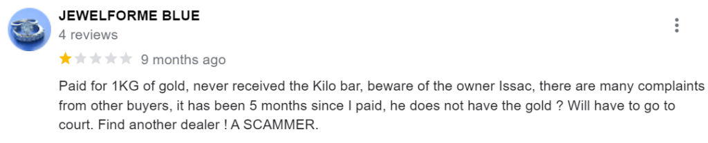 Negative Review