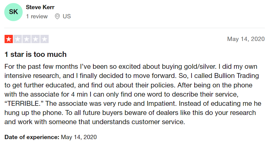 Negative Review