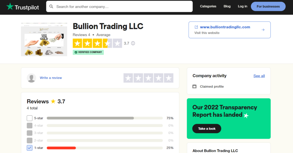 Trustpilot Rating