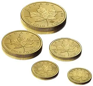 Gold bullion coins