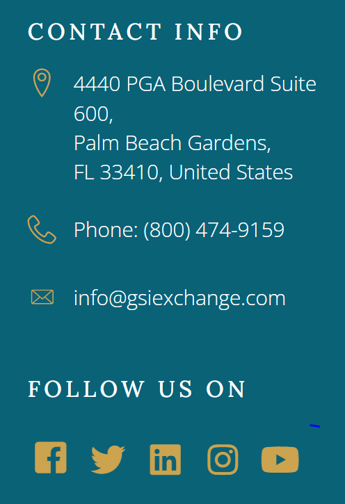 GSI Exchange contact no