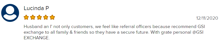 GSI Exchange complaint