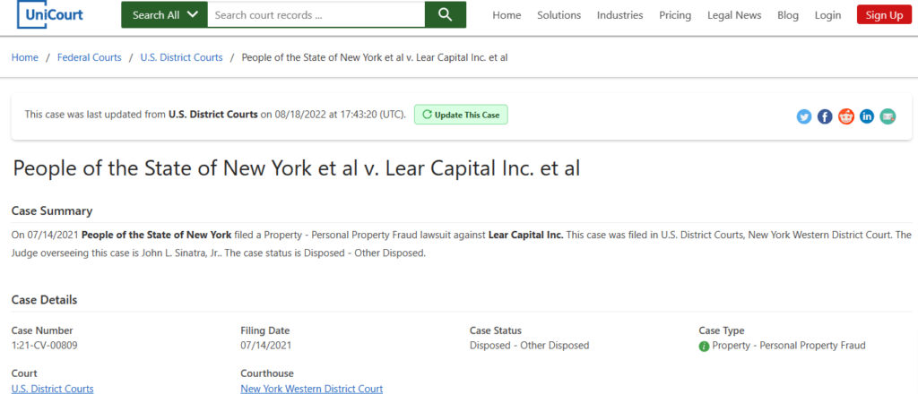 Lear Capital lawsuit
