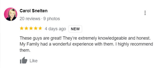 Positive Customer Review 