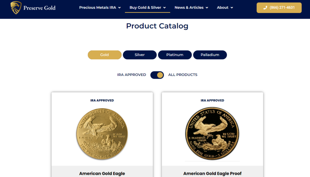 Preserve Gold Products 