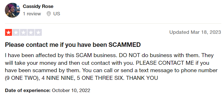 GSI Exchange scam complaint
