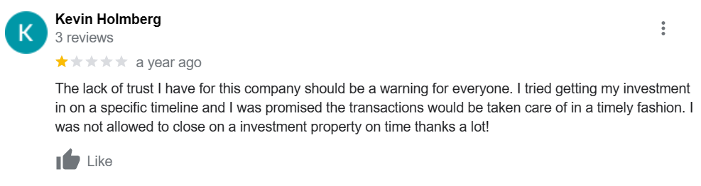 Madison Trust Company Complaints