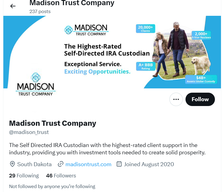 Madison Trust Company Montvale NJ