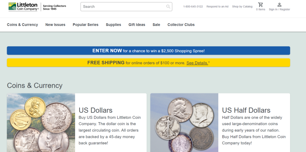 Littleton Coin Company Products 