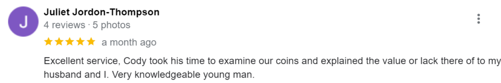 Long Island Rare Coins & Currency complaint