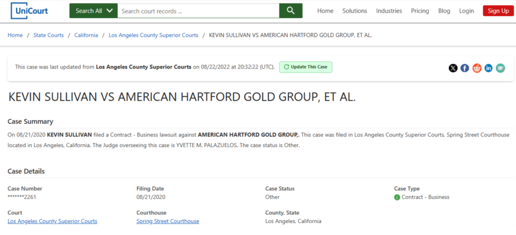 American Hartford lawsuit 